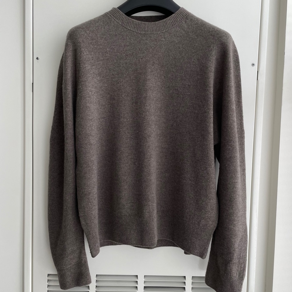 Beige Wool+Cashmere Sweater